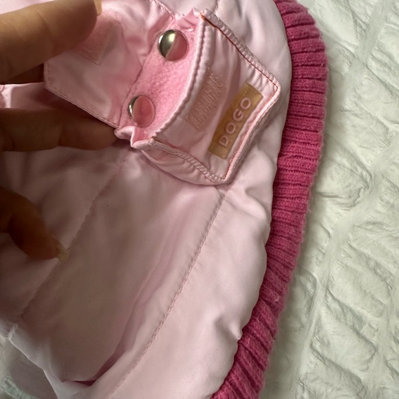 Pink Dog Winter Coat with Faux Fur Trim 🌸🌸 - Picture 9 of 9